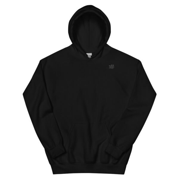 Black Logo Unisex Hoodie - Image 2