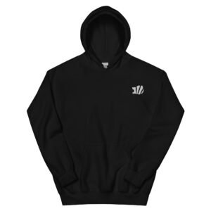 White Logo Unisex Hoodie