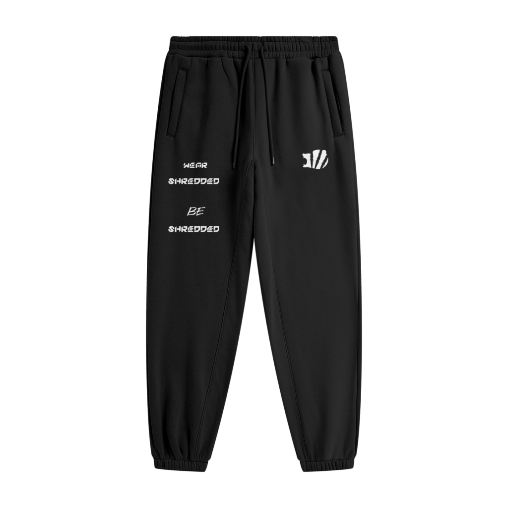 Unisex Streetwear joggers, white logo