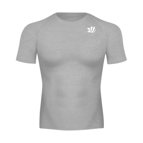 Men's performance shirt, white logo - Image 3