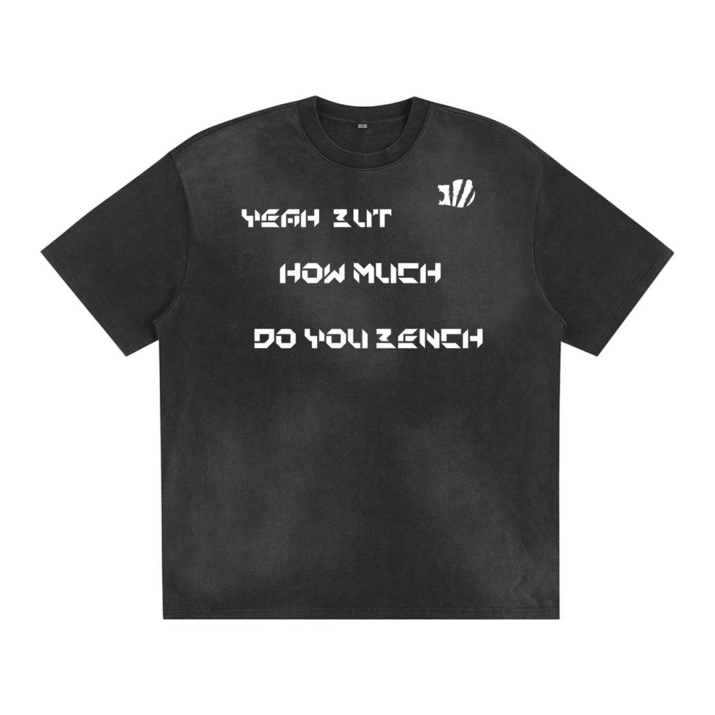 'How much do you bench' Sunfade T-shirt