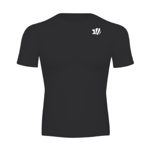 Men's performance shirt, white logo