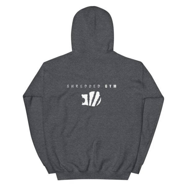 White Logo Unisex Hoodie - Image 16