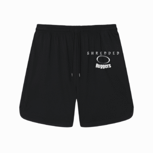 Shredded Ruggers Mesh-Lined Performance Shorts