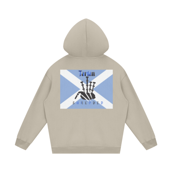 Bagpipe Design Streetwear Unisex Fleece Hoodie - Image 10