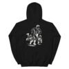 Unisex Ruggers Hoodie, white designs - Image 3