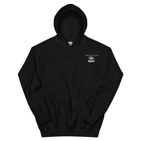 Unisex Ruggers Hoodie, white designs - Image 2