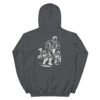Unisex Ruggers Hoodie, white designs - Image 8
