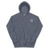 Unisex Ruggers Hoodie, white designs - Image 9