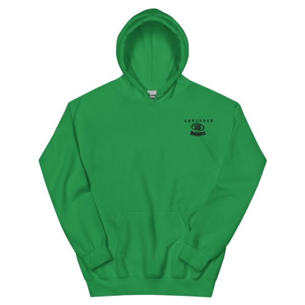 Unisex Ruggers Hoodie, black designs - Image 8