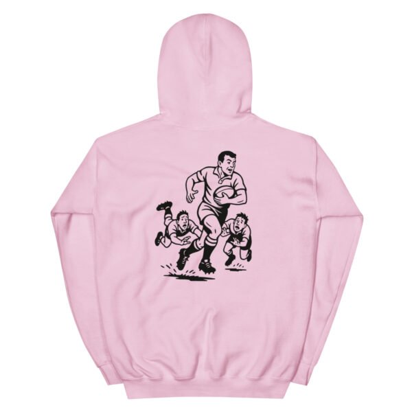 Unisex Ruggers Hoodie, black designs - Image 19