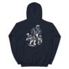 Unisex Ruggers Hoodie, white designs - Image 4
