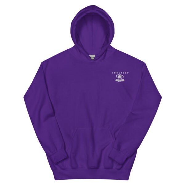 Unisex Ruggers Hoodie, white designs - Image 5