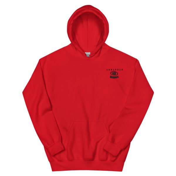 Unisex Ruggers Hoodie, black designs - Image 2