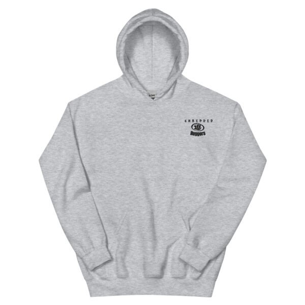 Unisex Ruggers Hoodie, black designs - Image 10