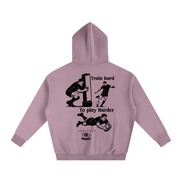 Train hard to play Harder Oversized Fleeced Hoodie - Image 10