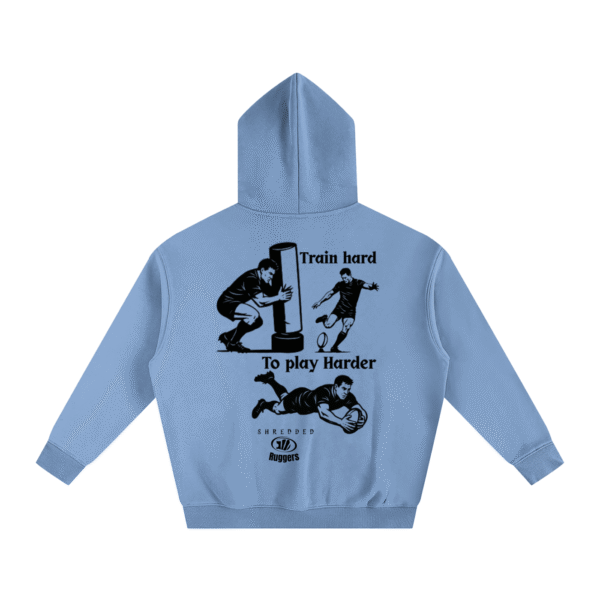 Train hard to play Harder Oversized Fleeced Hoodie - Image 12