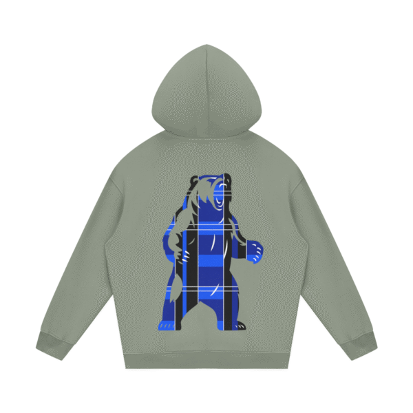 Tartan Bear Unisex Fleece Hoodie - Image 22