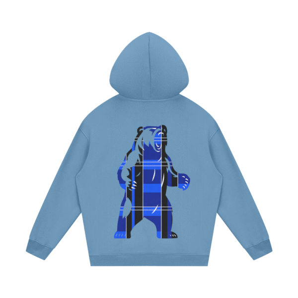 Tartan Bear Unisex Fleece Hoodie - Image 16