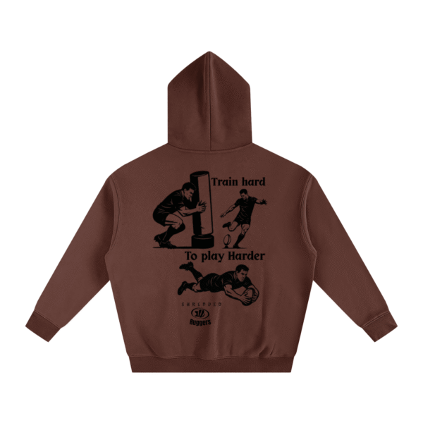 Train hard to play Harder Oversized Fleeced Hoodie - Image 24