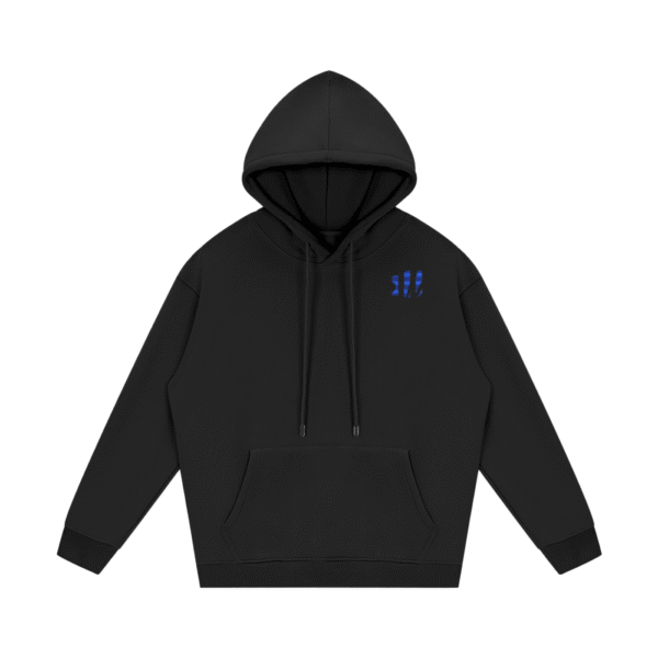 Tartan Bear Unisex Fleece Hoodie - Image 2