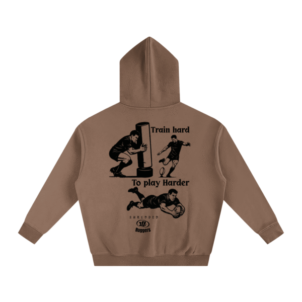 Train hard to play Harder Oversized Fleeced Hoodie - Image 22