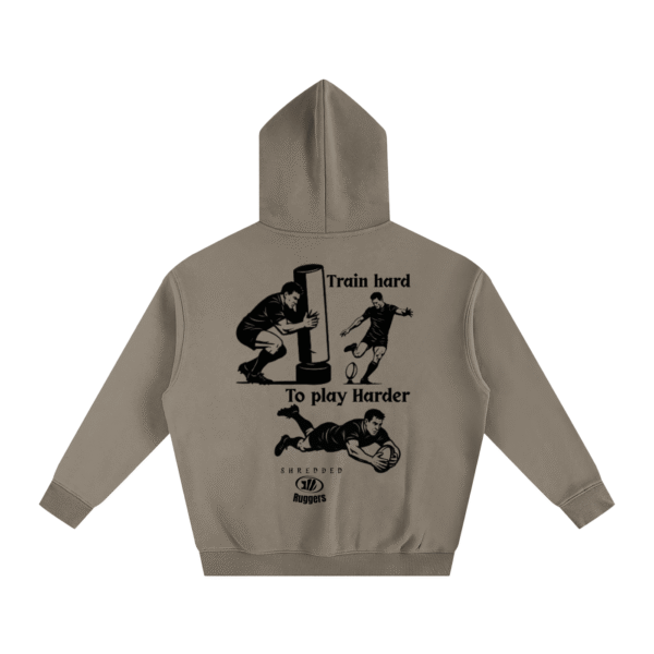 Train hard to play Harder Oversized Fleeced Hoodie - Image 16