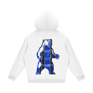 Tartan Bear Unisex Fleece Hoodie