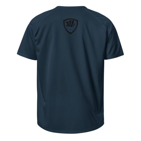 Unisex sports shirt - black logo - Image 23