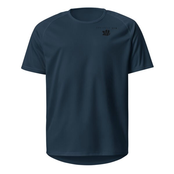 Unisex sports shirt - black logo - Image 39
