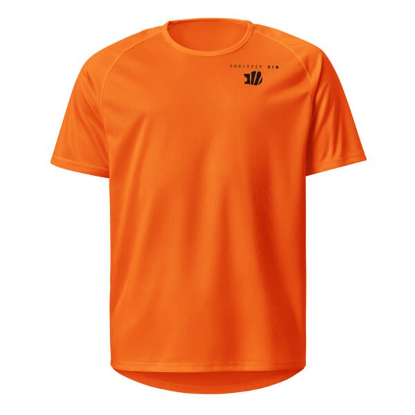 Unisex sports shirt - black logo - Image 45