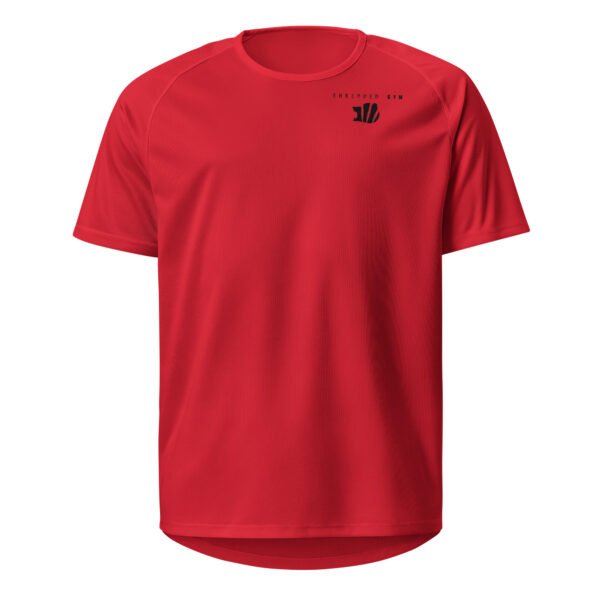 Unisex sports shirt - black logo - Image 41