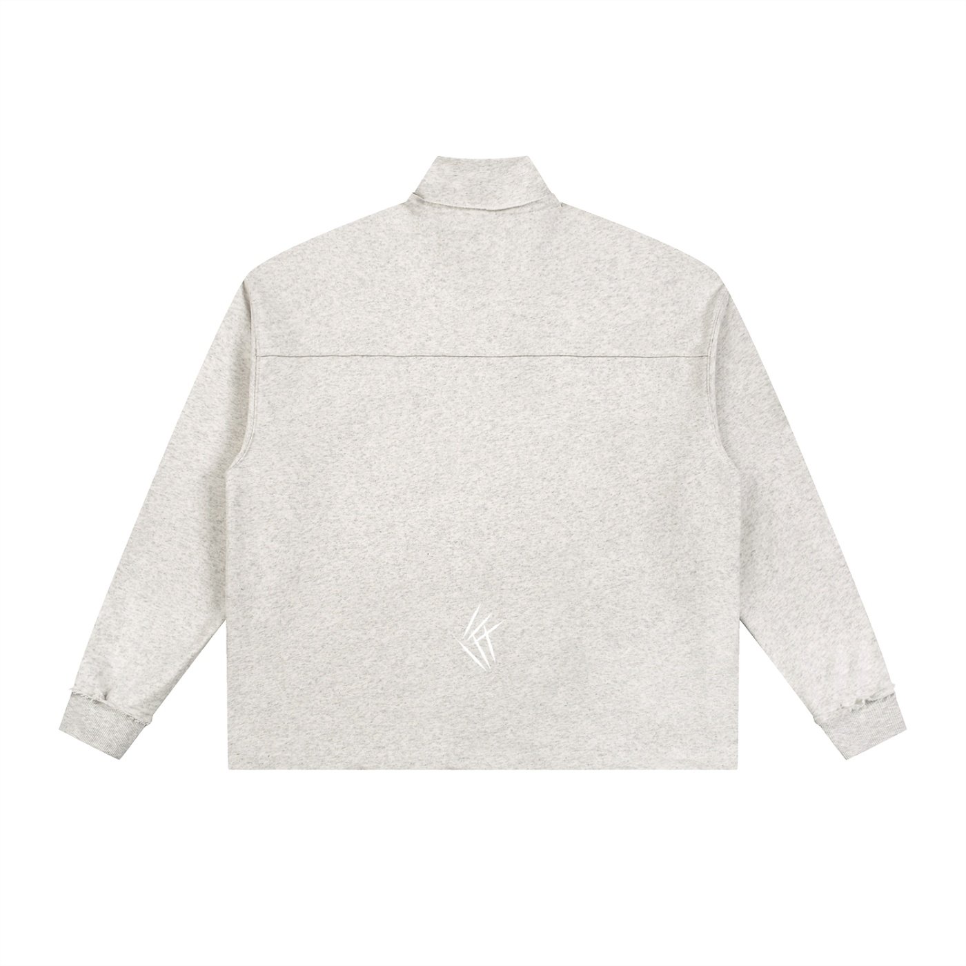 SSA Rolled Edge Fleece Quarter-zip, white design - Image 6