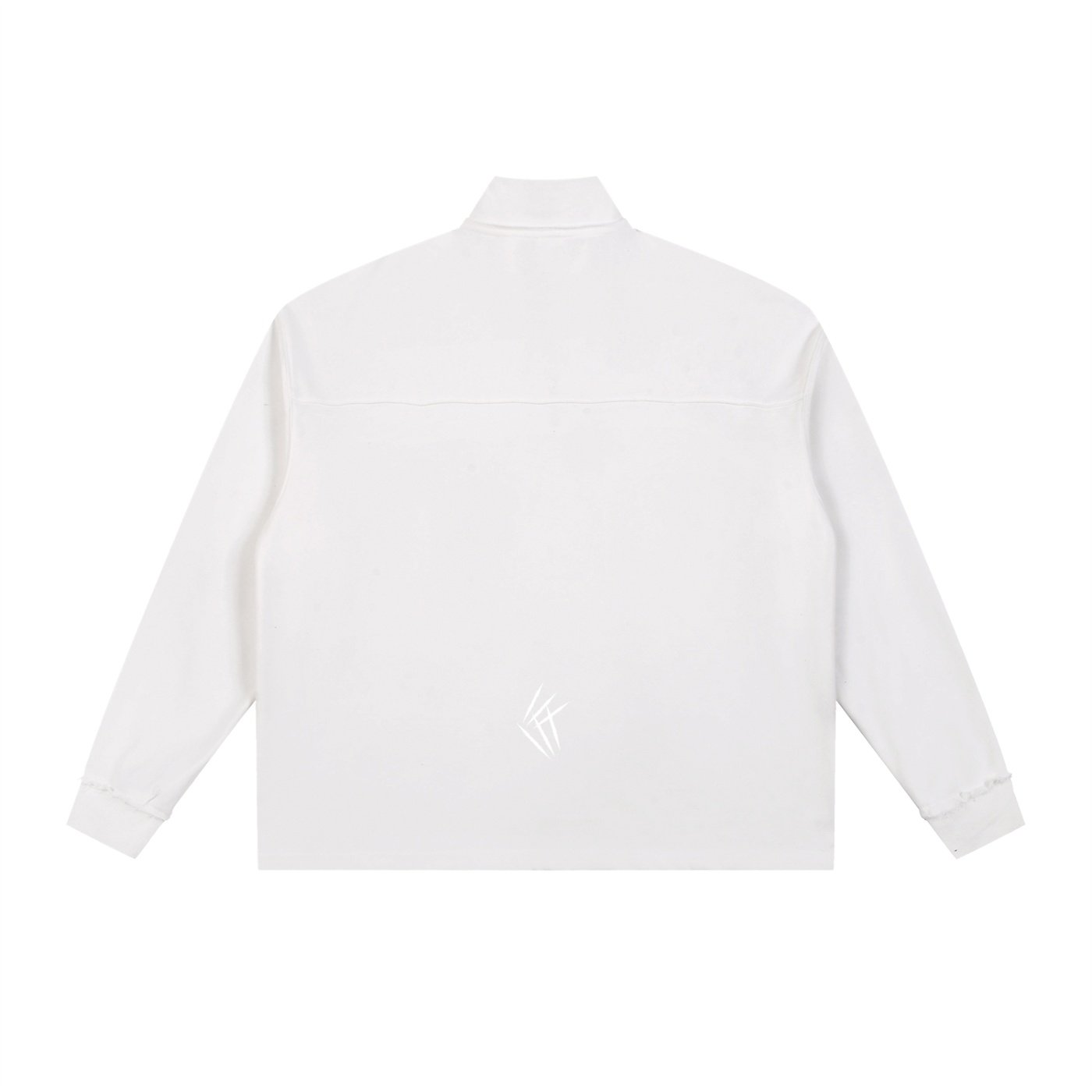 SSA Rolled Edge Fleece Quarter-zip, white design - Image 4