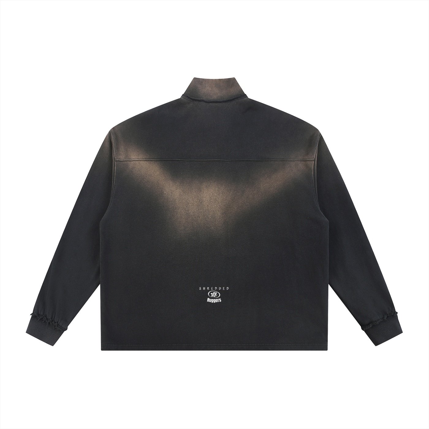 SSA Sun Fade Raw Edge Quarter-Zip - Image 2