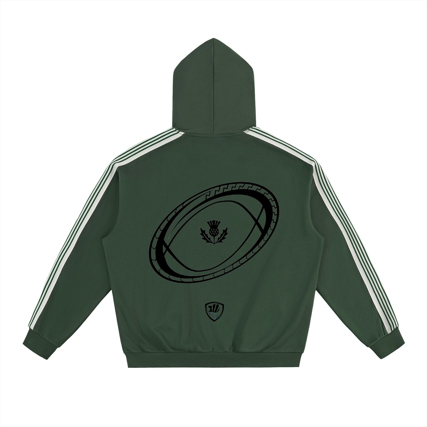 Thistle Ball Side Stripe Hoodie - Image 6