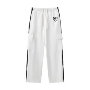 Side Stripe Straight-Leg Joggers