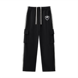 Side Stripe Straight-Leg Joggers